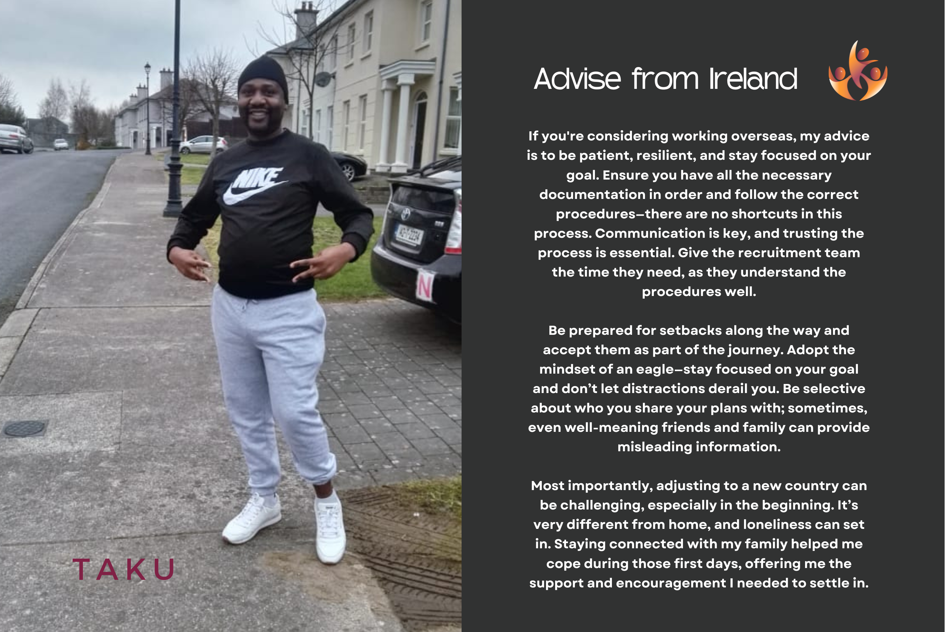 taku words of wisdom for moving abroad mma healthcare recruitment {{brizy_dc_image_alt entityId=