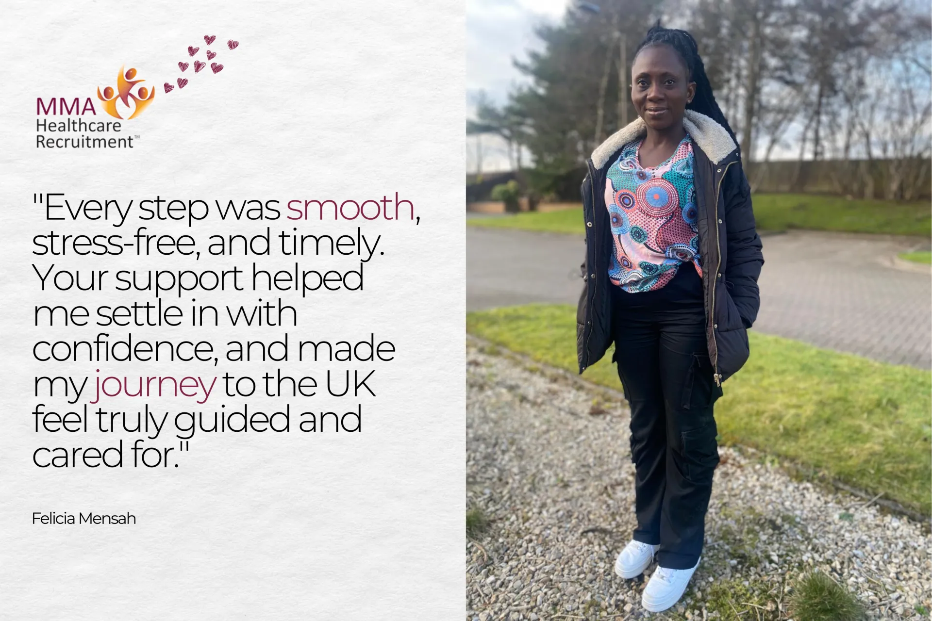 felicia mensah's success story gratitude and guidance abroad mma healthcare recruitment felicia mensah's success story gratitude and guidance abroad mma healthcare recruitment