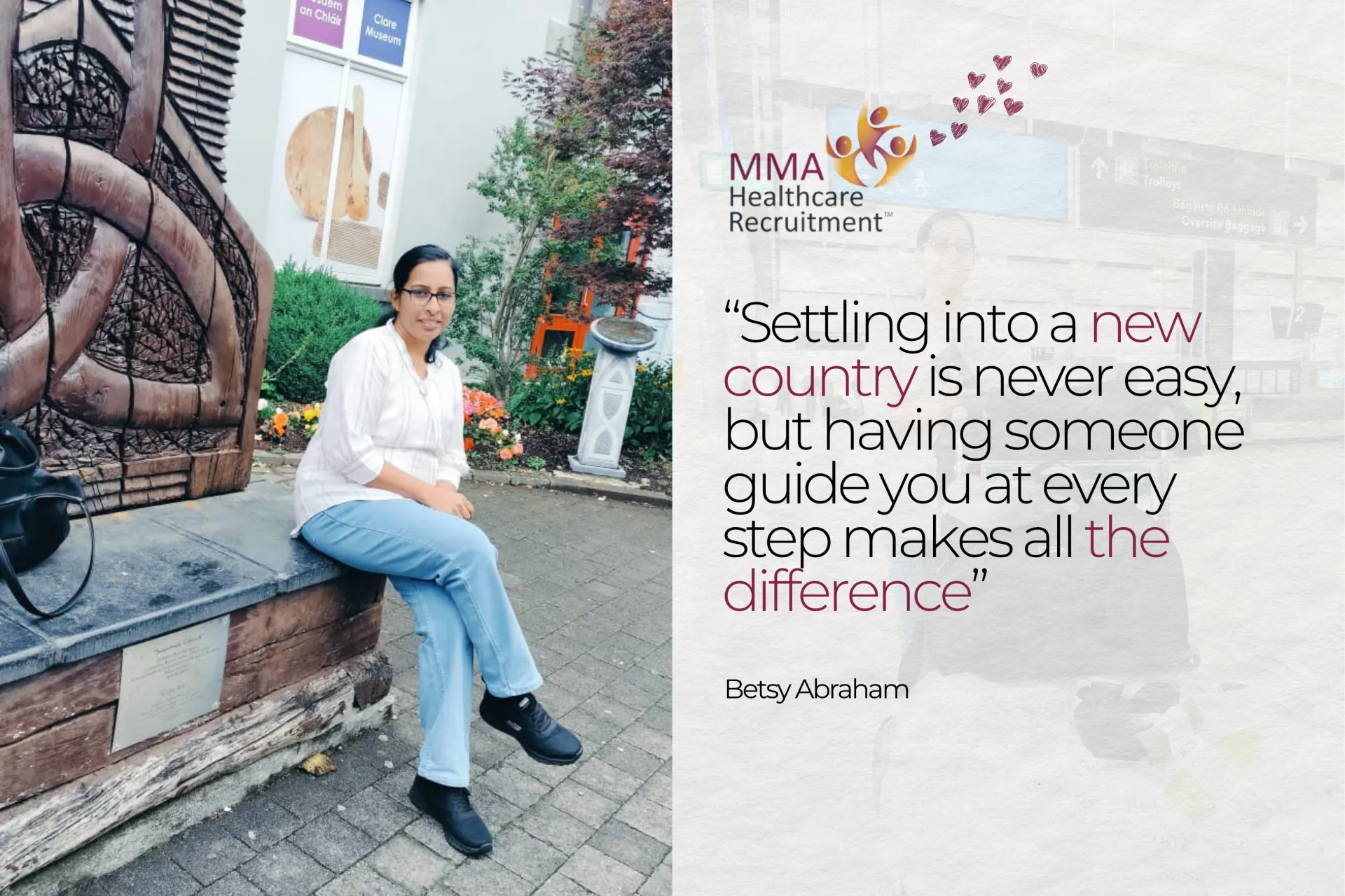 betsy abraham's success story right fit, right country mma healthcare recruitment betsy abraham's success story right fit, right country mma healthcare recruitment